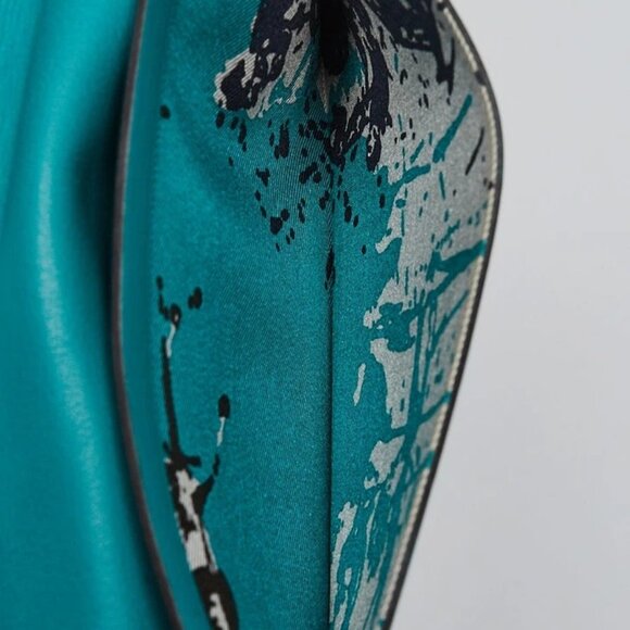 Hermes Blue Paon Swift Leather Fleming Wallet - Picture 9 of 10